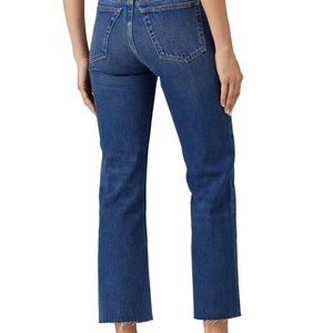 Redone Jeans Redone 70s Crop Boot Jeans- size 27, minimal  stretch and high rise